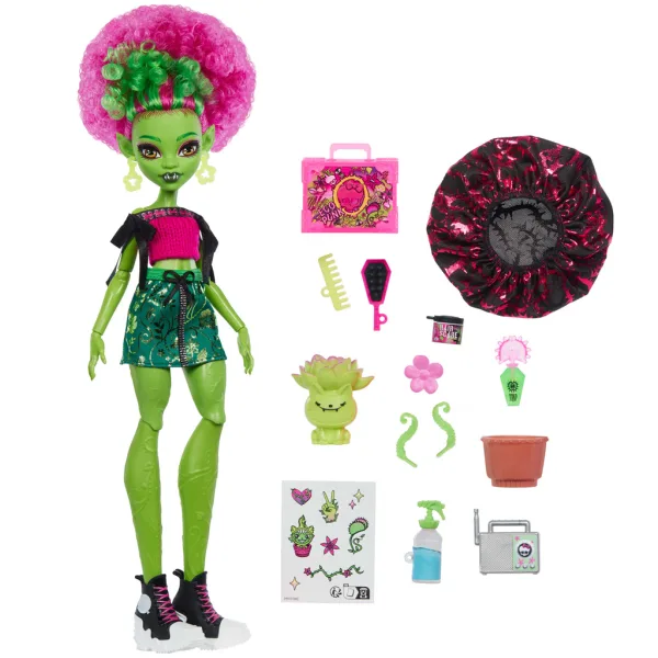 Monster High Njega čudovišta Venus McFlytrap lutka s dodacima - Mattel slika 3