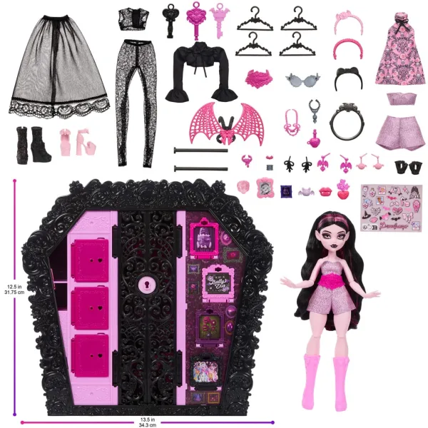Monster High Rémtrendi Odjeća Draculaura S Barbikom - Mattel slika 6