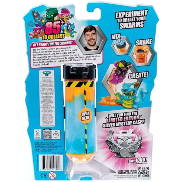Mr. Beast: Laboratorijski rojovi Čudovišni laboratorij s epruvetom 5 komada set 2. serija slika 4
