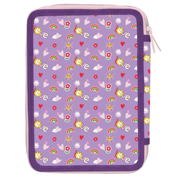 Must: Peppa Pig dvokatni punjeni pencil case 15x21x5cm slika 2
