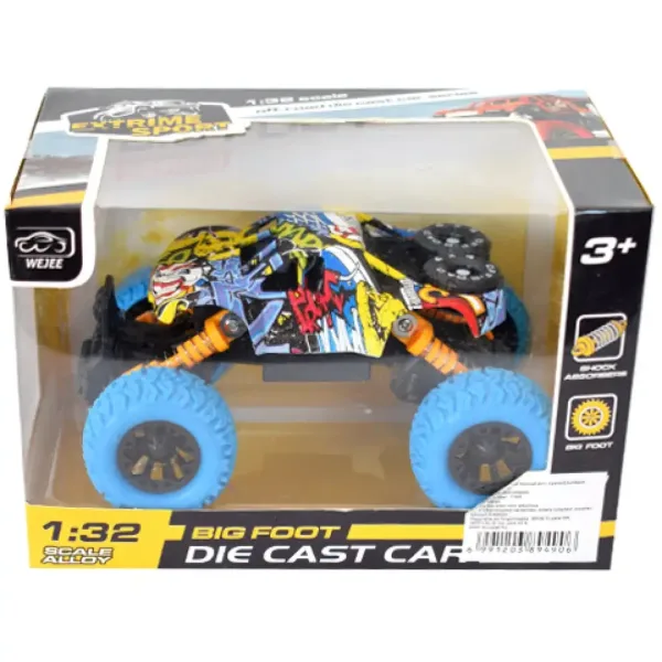 Off-Road sivi terenac na povlačenje 1/32 slika 2