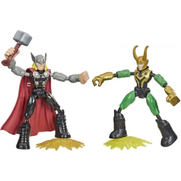 Osvetnici Bend and Flex Thor vs. Loki figura set - Hasbro slika 2