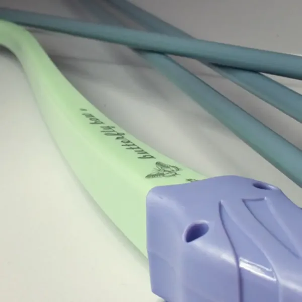 Pastelno zeleni i ljubičasti set luka s vakuumskim strijelama 83 cm slika 3