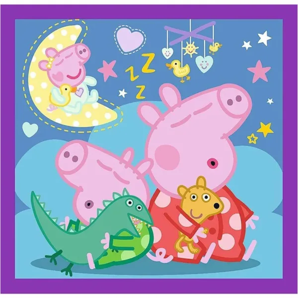 Peppa praščić 3 u 1 20-36-50 komada puzzle - Trefl slika 4