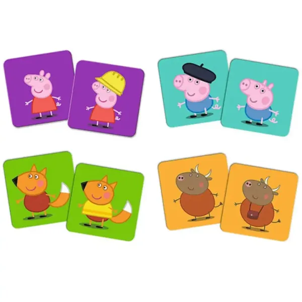 Peppa Pig Classic & Plus memorijska igra 36 kom - Trefl slika 2