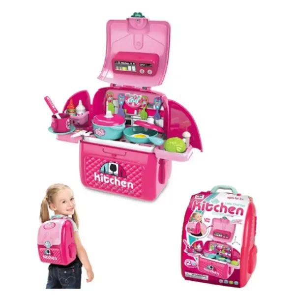 Pink 2u1 kuhinja u ruksaku slika 2