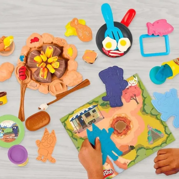 Play-Doh: Bluey ide kampirati – set za igru - Hasbro slika 3