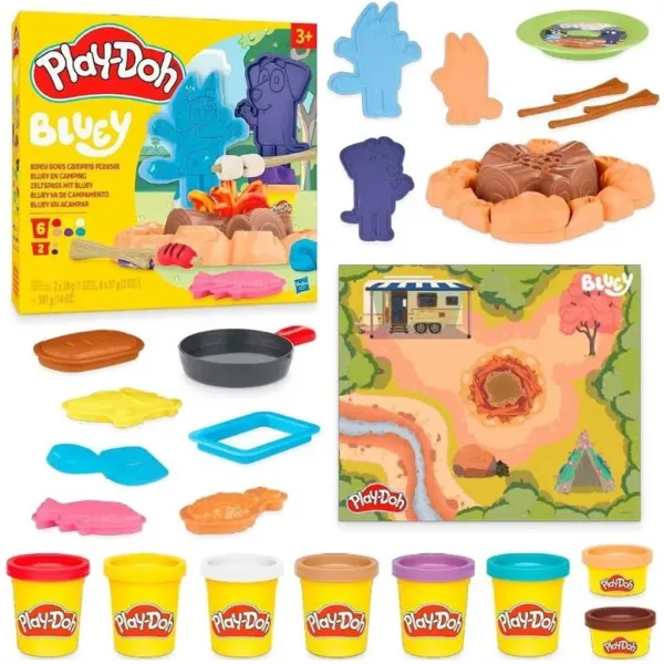 Play-Doh: Bluey ide kampirati – set za igru - Hasbro slika 4