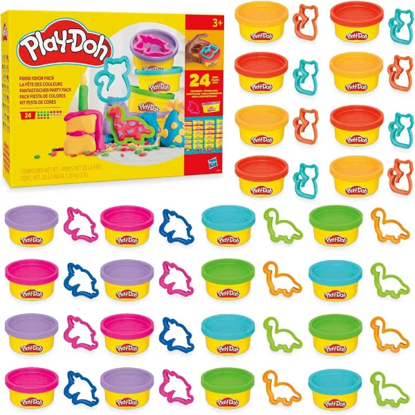 Play-Doh: Paket za zabavu s 24 komada plastelina i dodacima - Hasbro slika 2