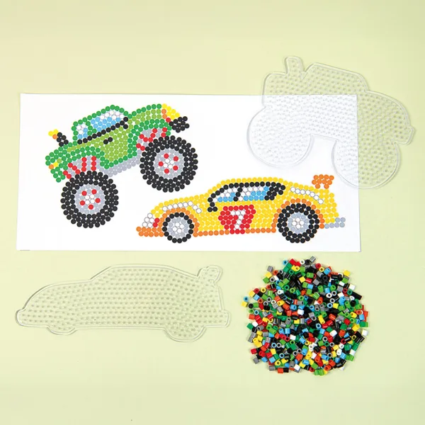 PlayBox: set za peglanje perli s MIDI trkaćim automobilima od 5 mm slika 2