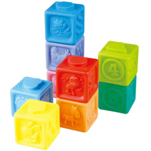 Playgo: Mekane dugine kocke za gradnju slika 2