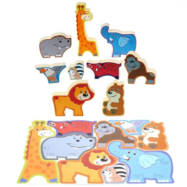 Playgo: Puzzle sa divljim životinjama slika 2