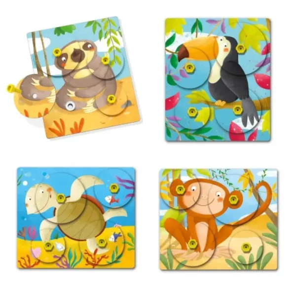 Quercetti: Montessori Giro puzzle set 4kom slika 2