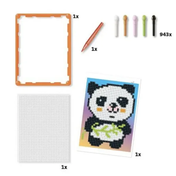 Quercetti: Pixel Art Panda čavlići slika 3