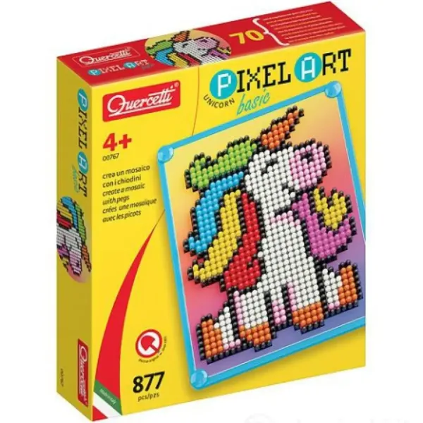 Quercetti: Pixel Art Unicorn čavlići slika 1