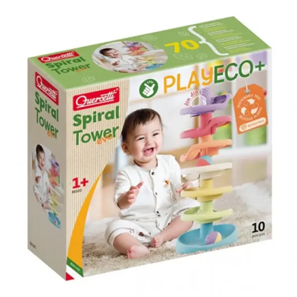 Quercetti: Play Eco Spiralni toranj igralište za bebe s loptom slika 1