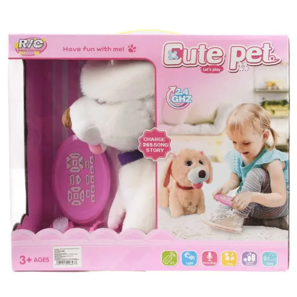 RC Cute Pet: Interaktivni plišani labrador pas na daljinsko upravljanje s dodacima 2.4GHz 40cm slika 6