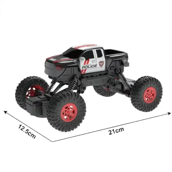 RC daljinski upravljač 4WD policijski auto 1/18 u omjeru 21 cm slika 4