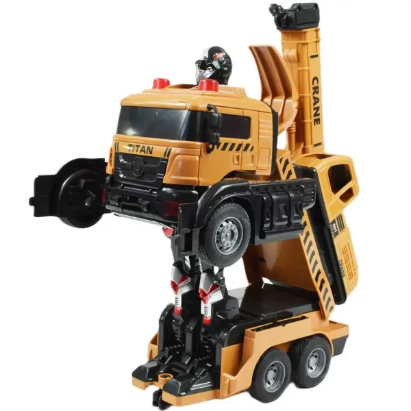 RC daljinski upravljač Autobot Titan Robot Transforming Crane Car 27MHz 26cm slika 4
