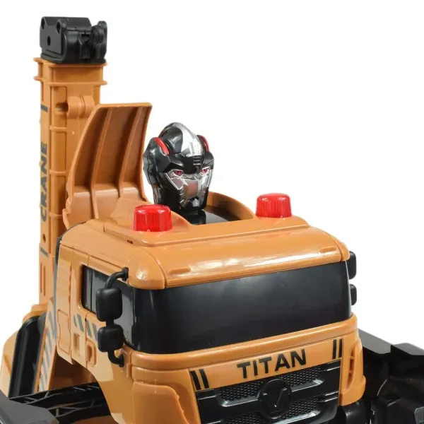 RC daljinski upravljač Autobot Titan Robot Transforming Crane Car 27MHz 26cm slika 6