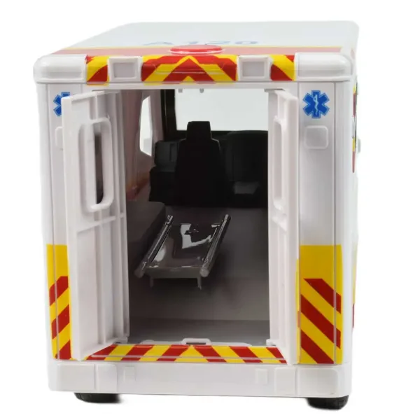 RC daljinski upravljač Bijela ambulanta sa svjetlosnim efektima 2,4 GHz 1/12 omjer 30cm slika 3