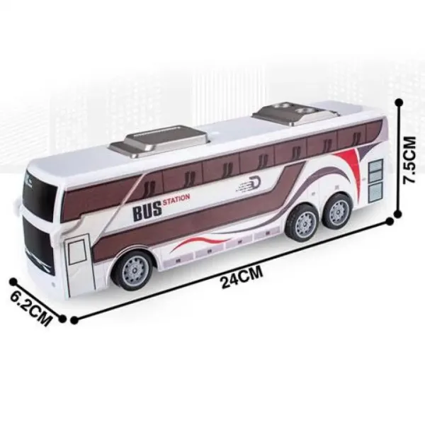 RC daljinski upravljani gradski autobus sa svjetlom, 27 MHz, mjerilo 1:32, 25 cm slika 4