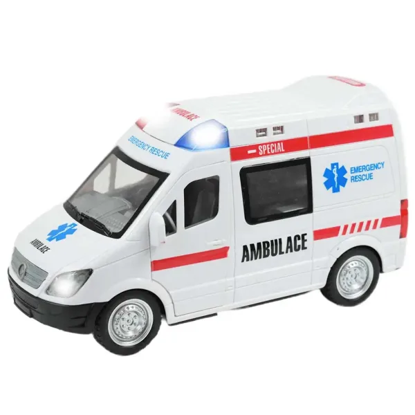 RC daljinski upravljač hitne pomoći sa svjetlosnim efektima 1/48 omjer 27 MHz 23 cm slika 3