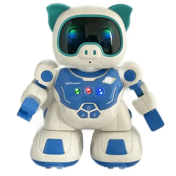 RC daljinski upravljač interaktivni plesni robot sa svjetlosnim i zvučnim efektima 20 cm slika 2