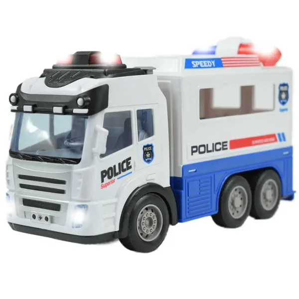 RC daljinski upravljač Policijski zatvorenički automobil sa svjetlosnim efektima 1/43 omjer 27Mhz 21 slika 3