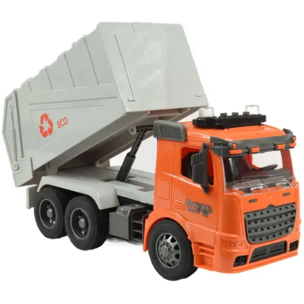 RC ECO kamion za selektivno prikupljanje otpada s daljinskim upravljanjem, sa svjetlosnim efektima, mjerilo 1:14, 27 MHz, 30 cm slika 4