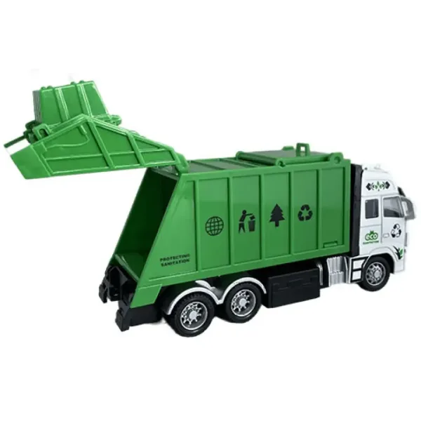 RC Kamion za prijevoz otpada ili kontejnera na daljinsko upravljanje sa svjetlom 27MHz 1/36 20cm u d slika 6