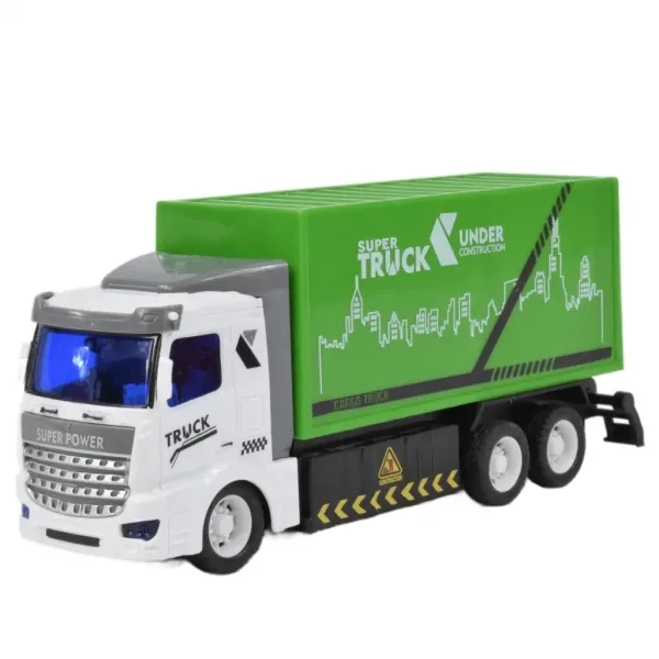 RC kamion za smeće na daljinsko upravljanje sa svjetlom 1/48 27MHz 20cm slika 4