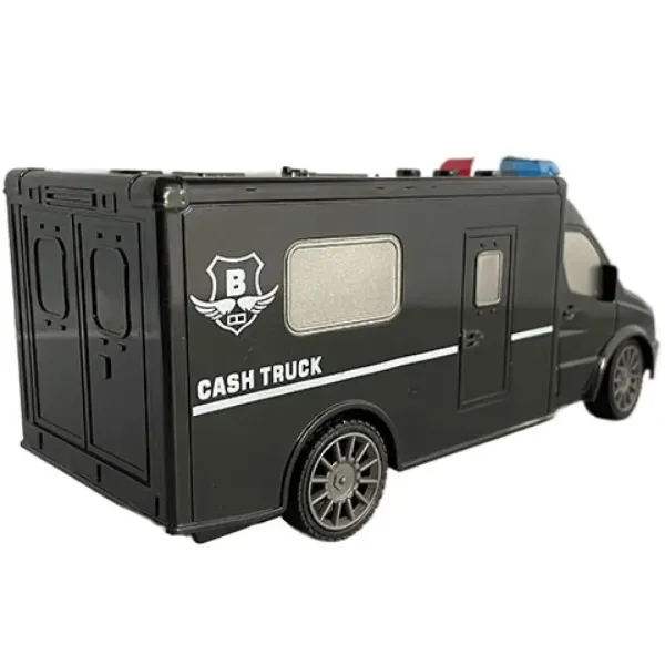 RC mini bus za prijevoz novca na daljinsko upravljanje sa svjetlosnim i zvučnim efektima 1:18, omjer slika 2
