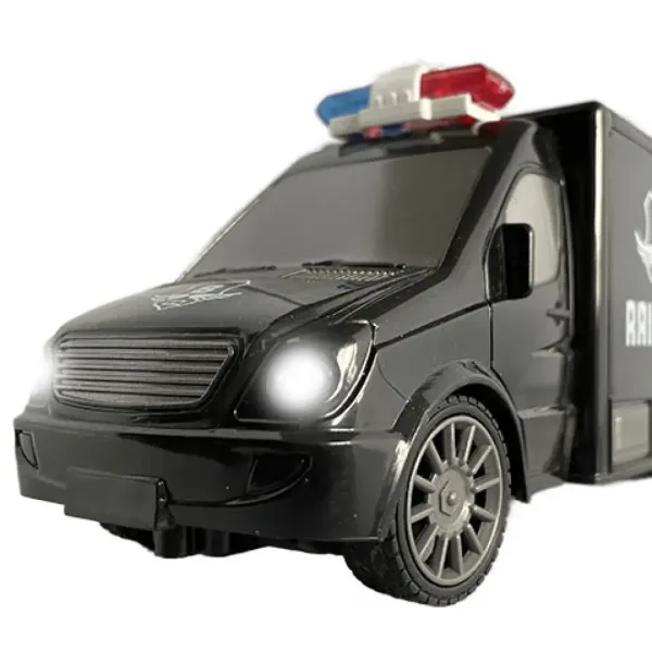 RC mini bus za prijevoz novca na daljinsko upravljanje sa svjetlosnim i zvučnim efektima 1:18, omjer slika 4