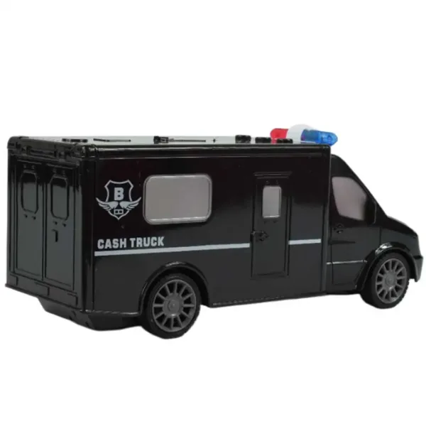 RC minibus za prijevoz novca na daljinsko upravljanje sa svjetlosnim efektima u omjeru 1/30, 20 cm slika 2