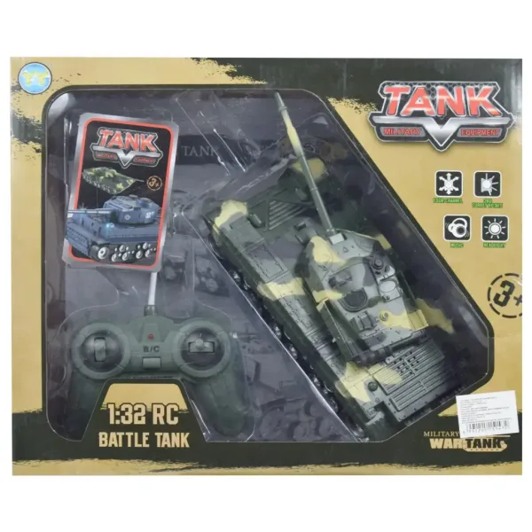 RC na daljinski upravljač ZTZ 99 tenk sa svjetlom i zvukom 1/32 slika 7