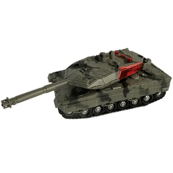 RC Tenk Leopard 2 na daljinsko upravljanje sa svjetlosnim efektima 23cm slika 2