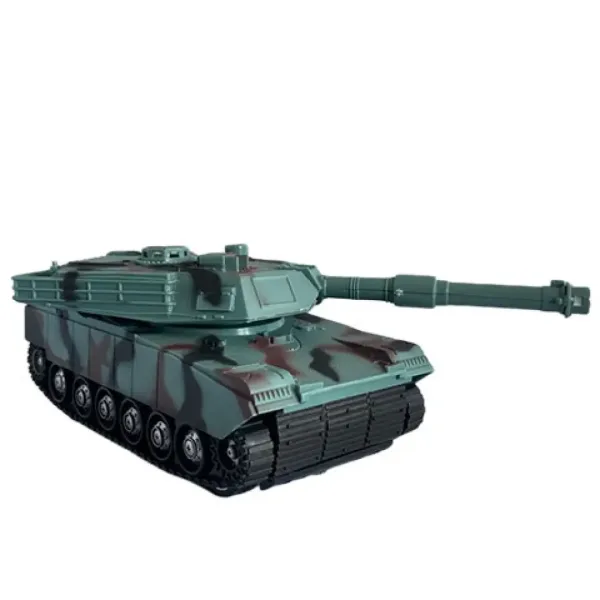 RC M1 Abrams tenk s maskirnim uzorkom na daljinsko upravljanje sa svjetlom i zvukom, mjerilo 1/32, 23 cm slika 2