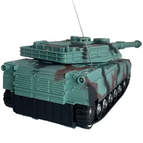 RC M1 Abrams tenk s maskirnim uzorkom na daljinsko upravljanje sa svjetlom i zvukom, mjerilo 1/32, 23 cm slika 4