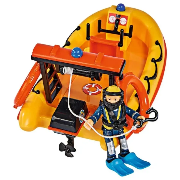 Vatrogasac Sam: Neptun motorni čamac s figuricom Penny - Simba Toys slika 3