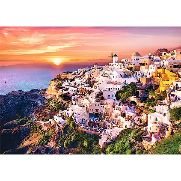 Santorini zalazak sunca 1000 komada puzzle - Trefl slika 2