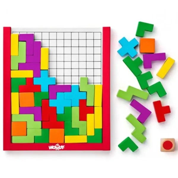 Šarena drvena tetris slagalica - Woodyland slika 2