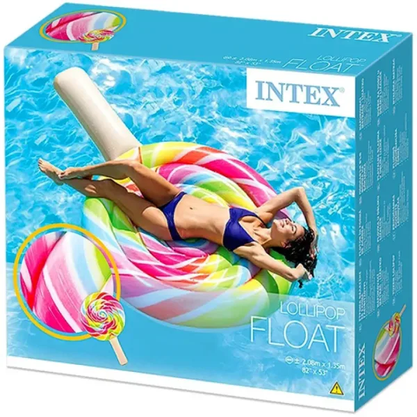 Šareno lizalo na napuhavanje 208x135cm - Intex slika 3