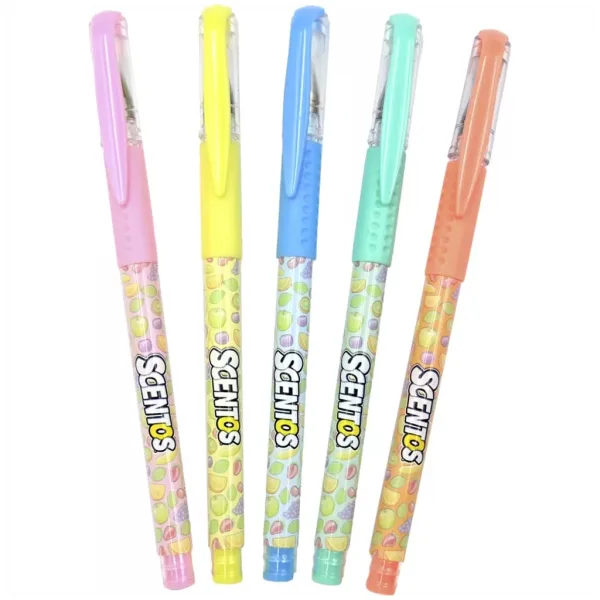 Scentos Mirisni gel olovka, 5 kom - pastelne boje slika 2