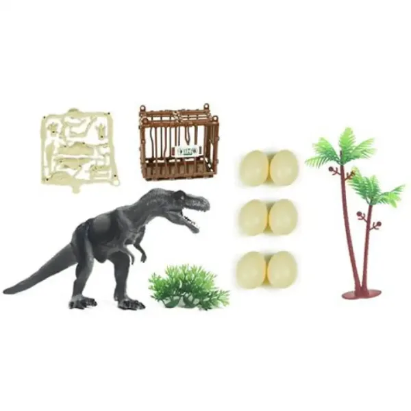Set igračaka dinosaura sa različitim dodacima slika 3