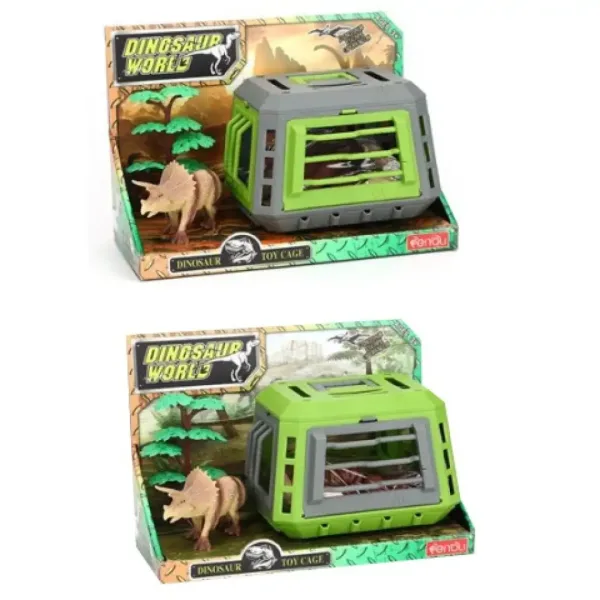 Set igračaka kavez za Triceratops u nekoliko verzija slika 2