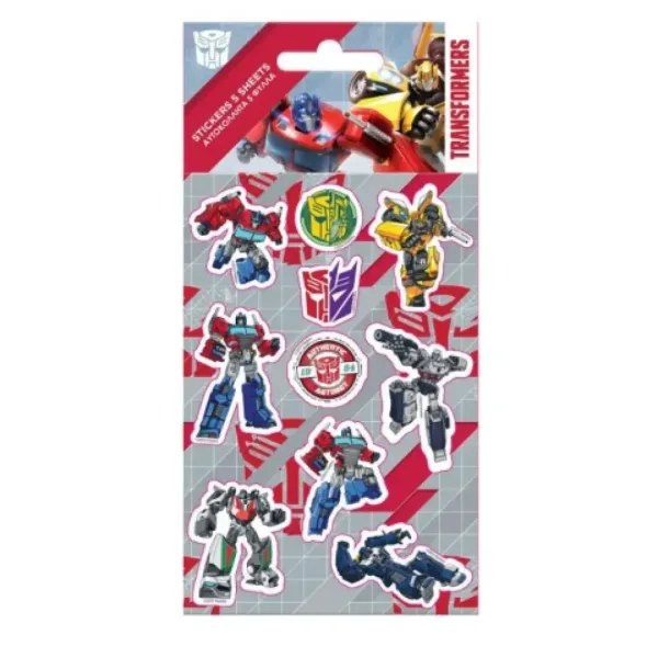 Set naljepnica Transformers robot 3D na listu 10x22 cm slika 1