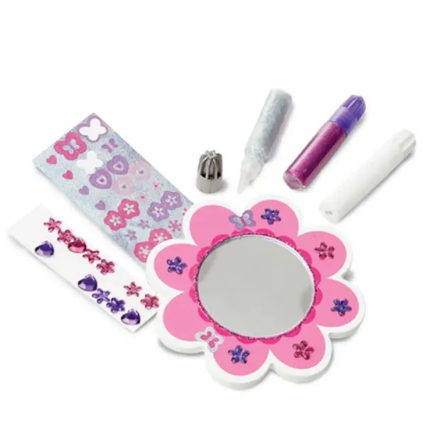 Drveni cvjetni ogledalo dekoracijski set - Melissa & Doug slika 2