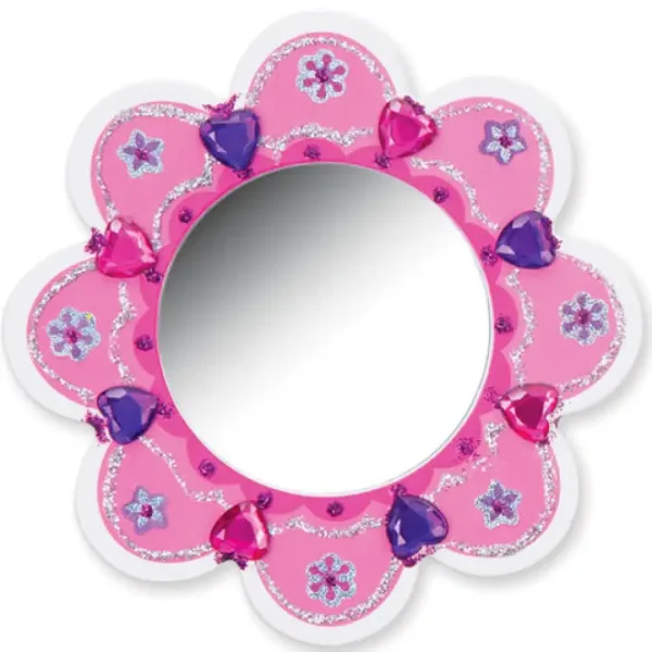 Drveni cvjetni ogledalo dekoracijski set - Melissa & Doug slika 3