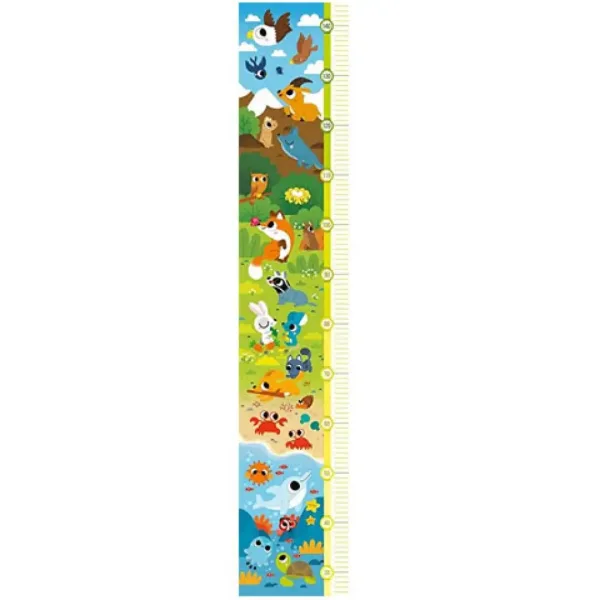 Slatke životinje zidni mjerač visine puzzle 30kom - Clementoni slika 2